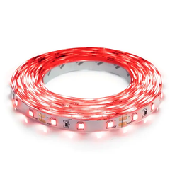 Светодиодная лента негерметичная -12V-2835/3528smd-60 led/м-бабина/5 метров-красный цвет, Красный, 12V
