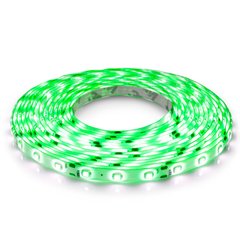 Светодиодная лента герметичная -12V-2835/3528smd-60 led/м-бабина/5 метров-зеленый цвет, Зелёный, 12V