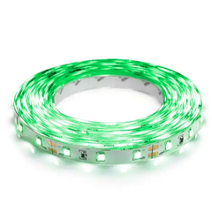 Світлодіодна стрічка негерметична-12V-2835/3528smd-60 led/м-бабіна/5 метрів-зелений колір, Зелений, 12V